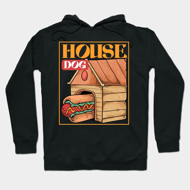 house dog Hoodie by FUNRECT